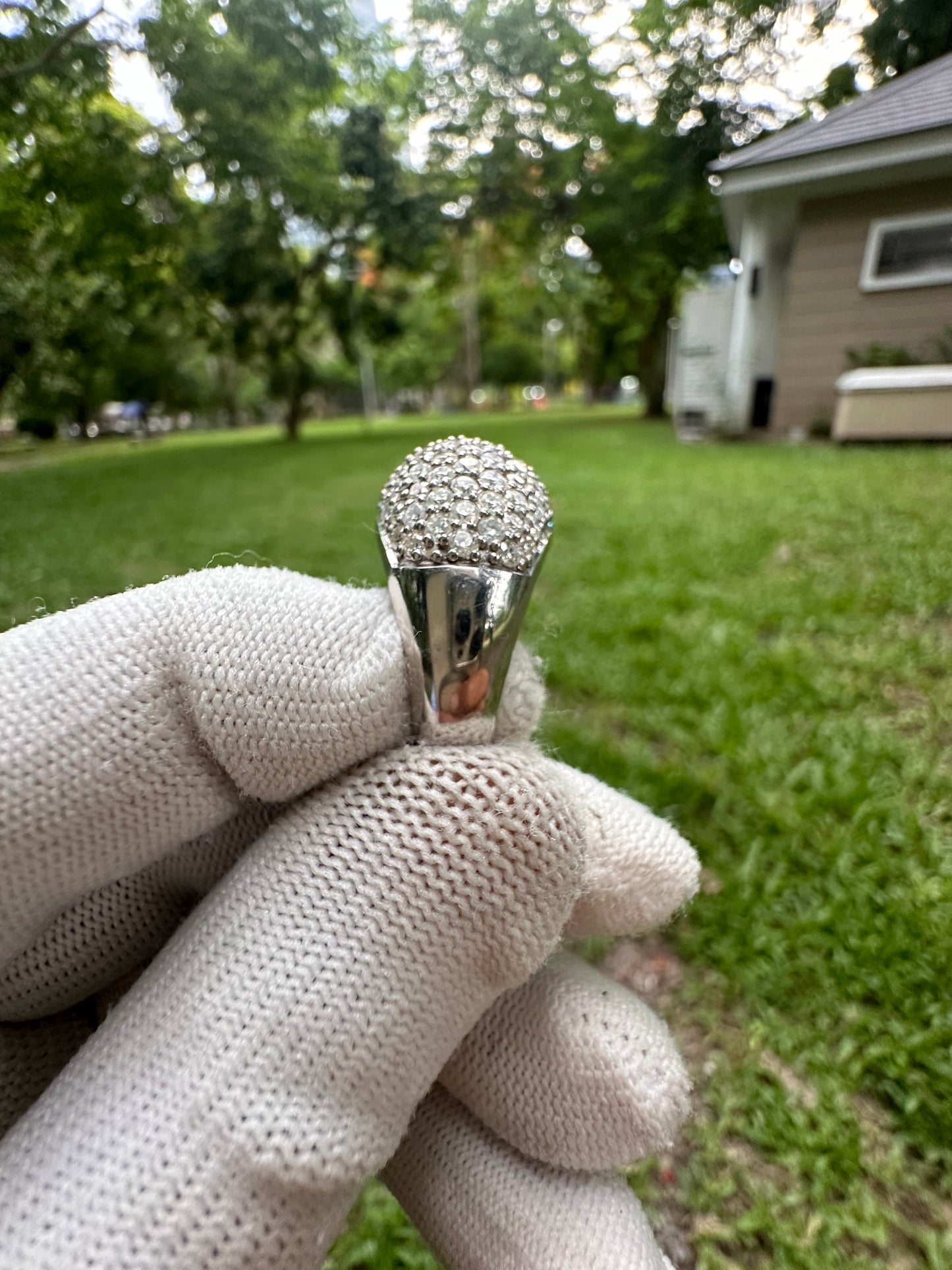 Timeless Moissanite Ring in 925 Silver Setting