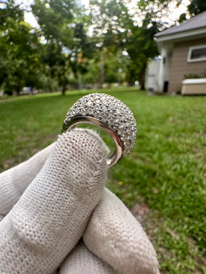 Timeless Moissanite Ring in 925 Silver Setting