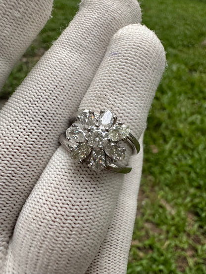 Timeless Moissanite Ring in 925 Silver Setting